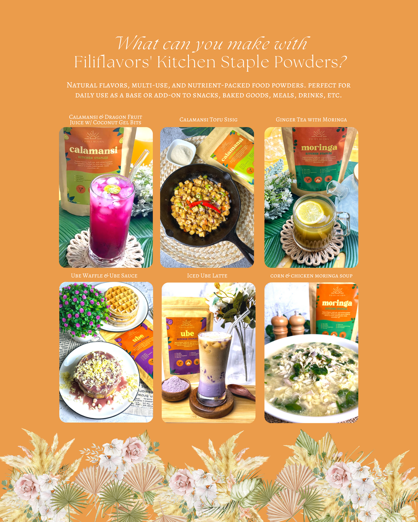 Filiflavors Natural Moringa/Malunggay Powder
